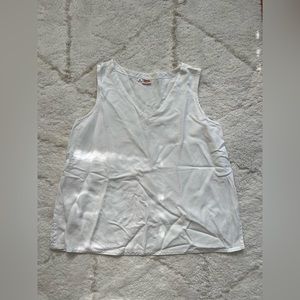 Tianello by Steve Barazza White Tank Top Size M